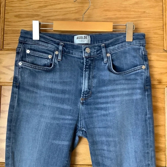 AGOLDE Sophie Hi Rise Skinny Crop Jean Size 29 - Picture 4 of 11